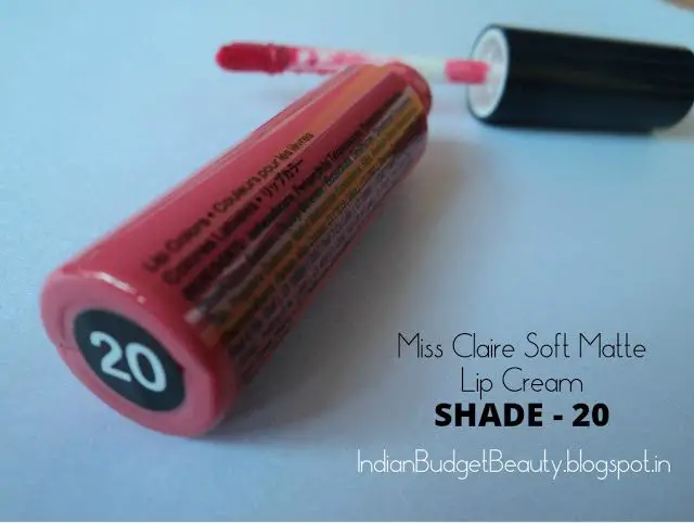 Miss Claire Soft Matte Lip Cream 20 Review