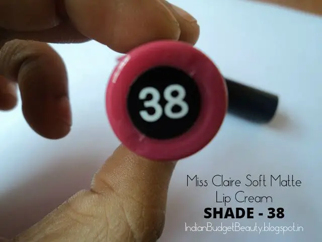 Miss Claire Soft Matte Lip Cream 38 review