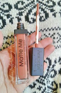 arezia matte me liquid lipstick review