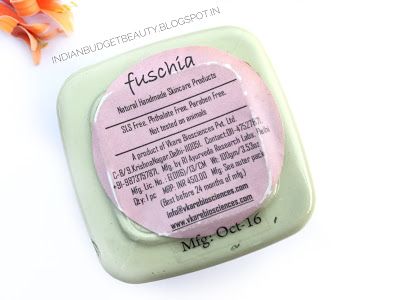 fuschia by vkare verve face mask review - Kiwi & Asparagus