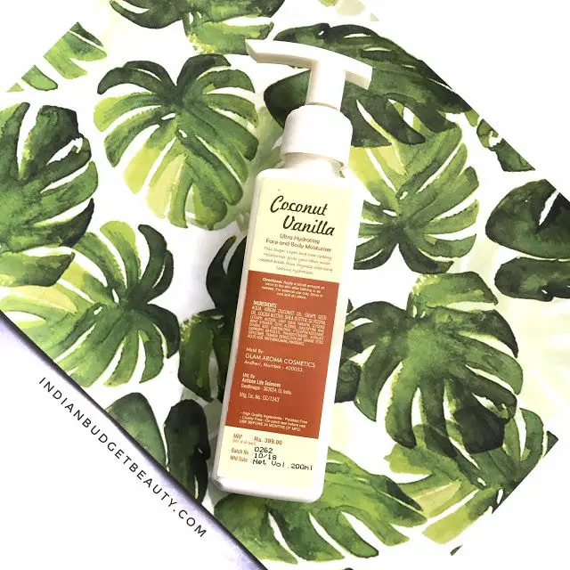 Glamaroma Coconut Vanilla Moisturizer Review