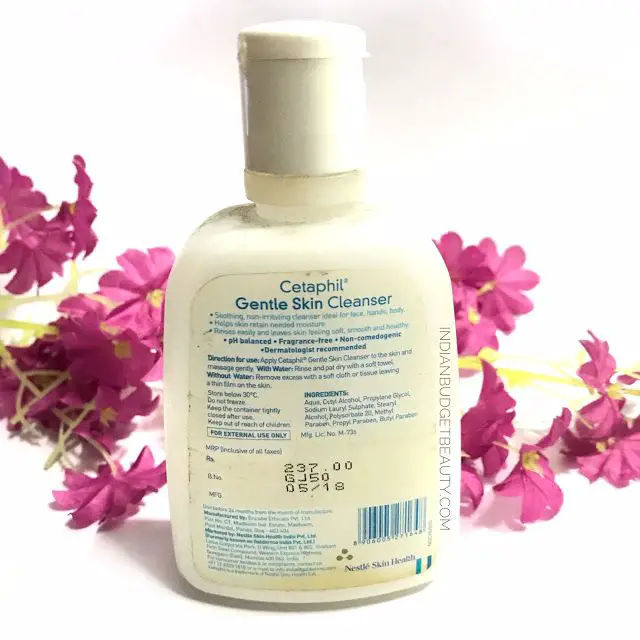cetaphil gentle skin cleanser ingredients