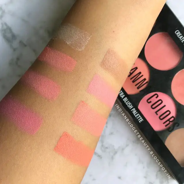 sivanna colors ultra blush palette review and swatches