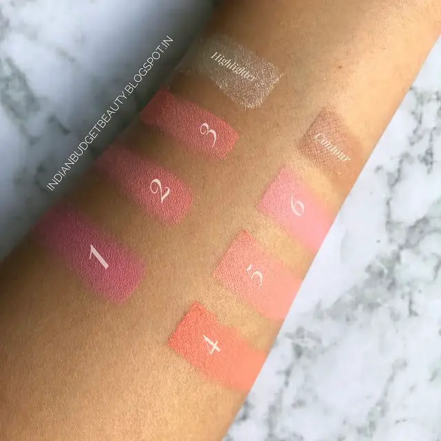 sivanna colors ultra blush palette swatches