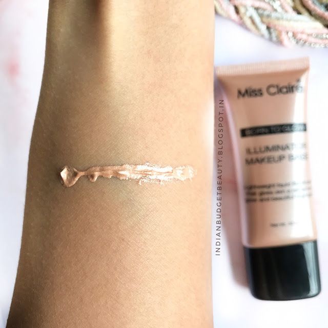 Miss Claire Born To Glow Illuminator Makeup Base Swatch