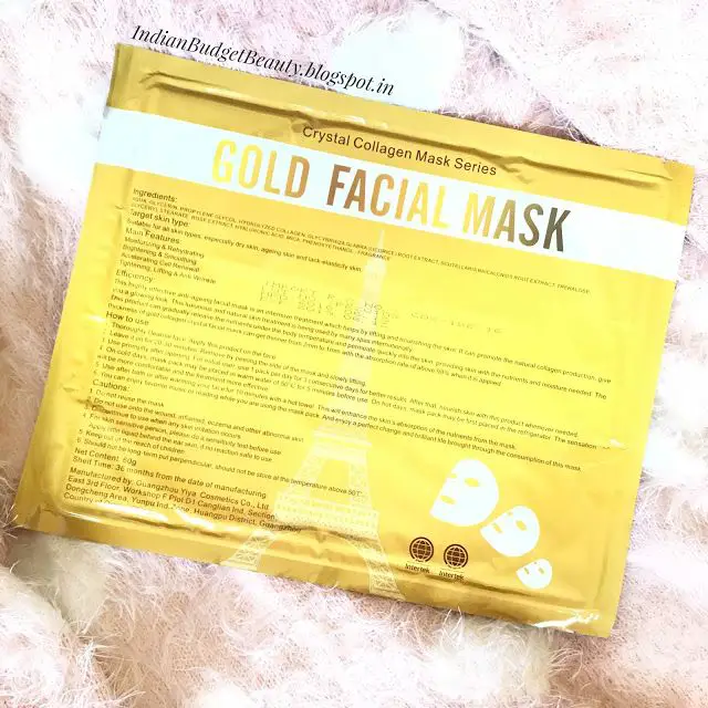 MOND’SUB Gold Brightening, Moisturizing, & Antiwrinkle Face Mask REVIEW