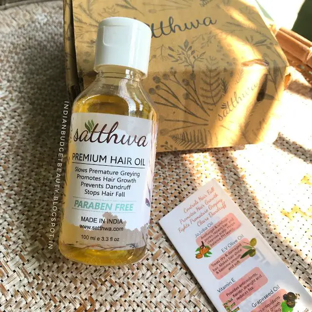 satthwa premium hair oil review