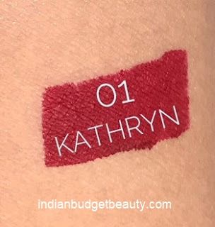 Matte Long Lasting Lip Gloss Velvet Waterproof Liquid Makeup Lipstick (1 Kathryn) swatch