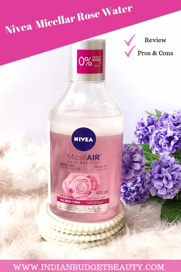 nivea micellar rose water review