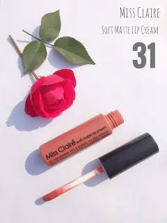 Miss Claire Soft Matte Lip Cream 31 Review 