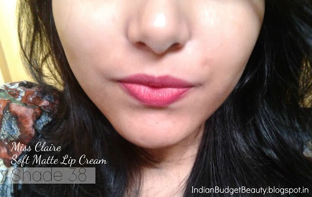 Miss Claire Soft Matte Lip Cream Swatches 38