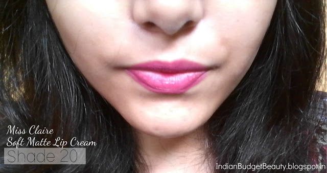 Miss Claire Soft Matte Lip Cream Swatches 20