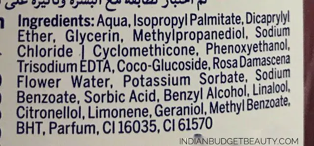 nivea micellar water ingredients