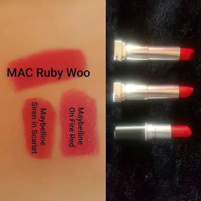 MAC Ruby Woo Dupes