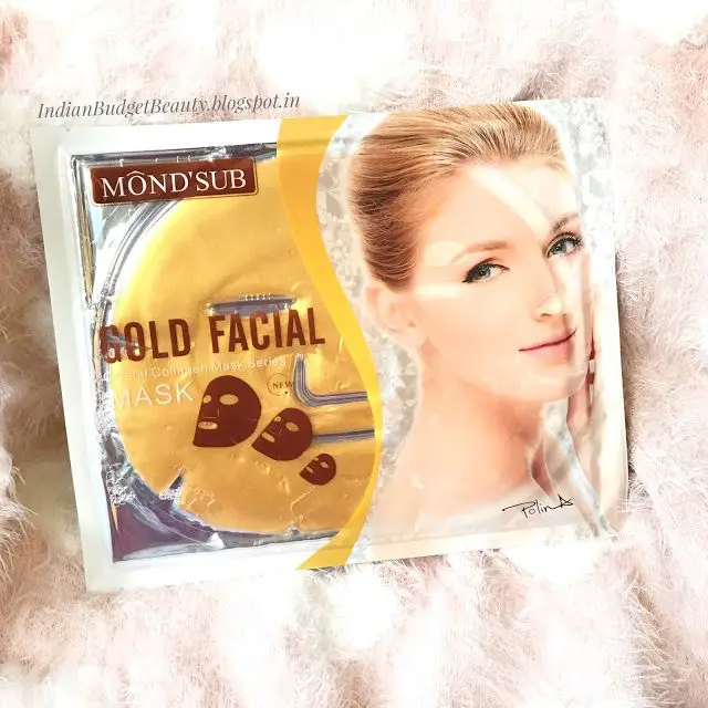 MOND’SUB Gold Brightening, Moisturizing, & Antiwrinkle Face Mask REVIEW