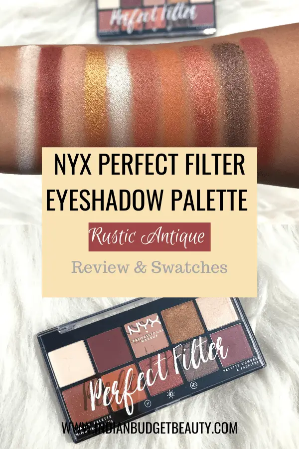 nyx perfect filter eyeshadow palette review
