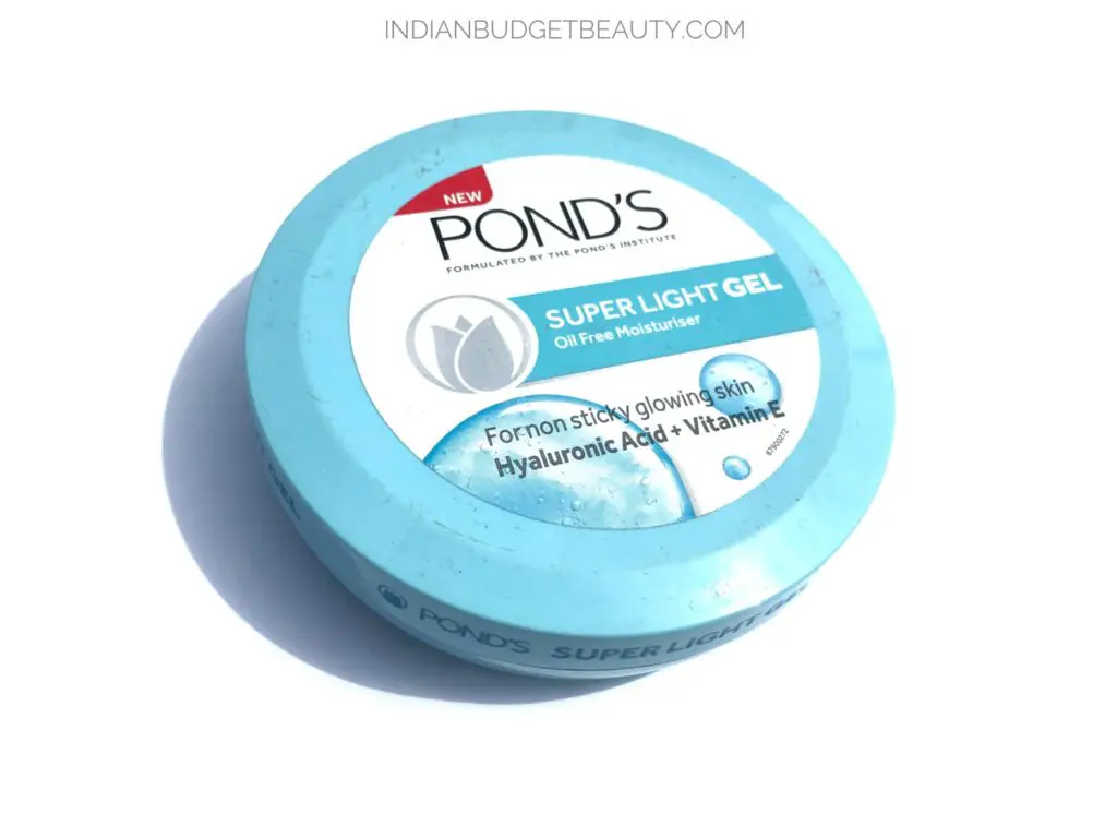 ponds super light gel moisturizer review