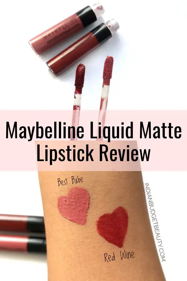 maybelline sensational liquid matte lipstick review