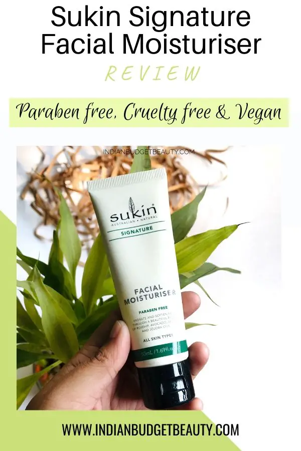 Sukin Signature Facial Moisturiser review