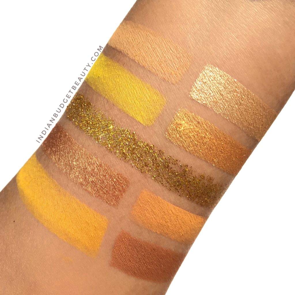 Beauty Glazed Lemon Palette Swatches