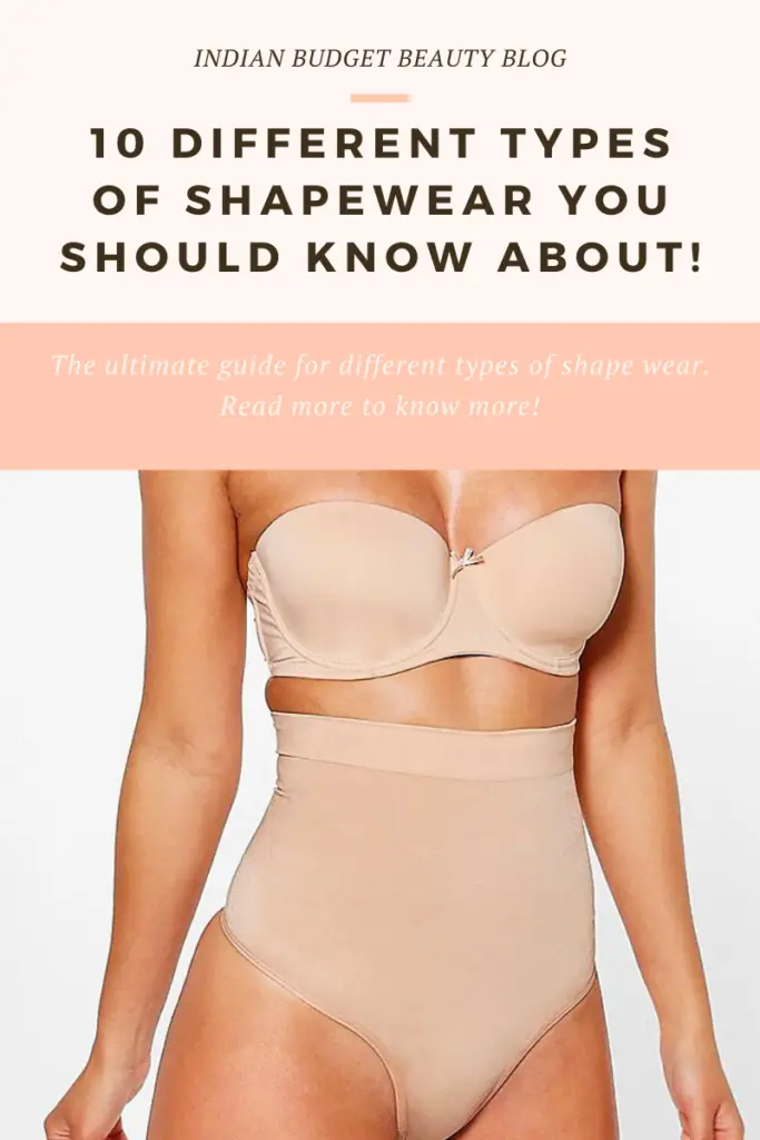 different types of shapewear
