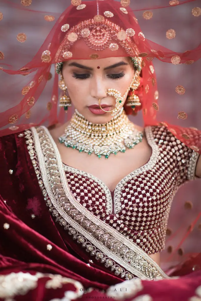 5,718 Likes, 45 Comments - AMRIT KAUR (@amritkaur_artistry) on Instagram:  “She to me is an impress… | Indian bridal dress, Bridal lehenga red, Indian  bridal fashion