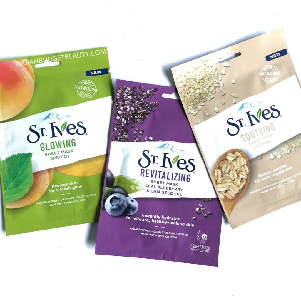 st ives sheet mask review