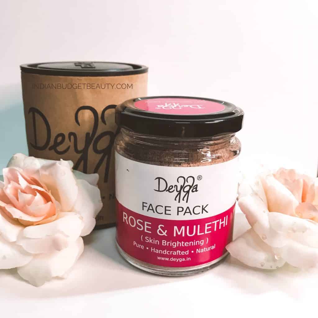 Deyga Rose and Mulethi Skin Brightening Pack Review