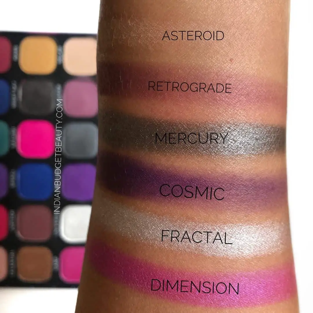 revolution forever flawless constellation palette swatches
