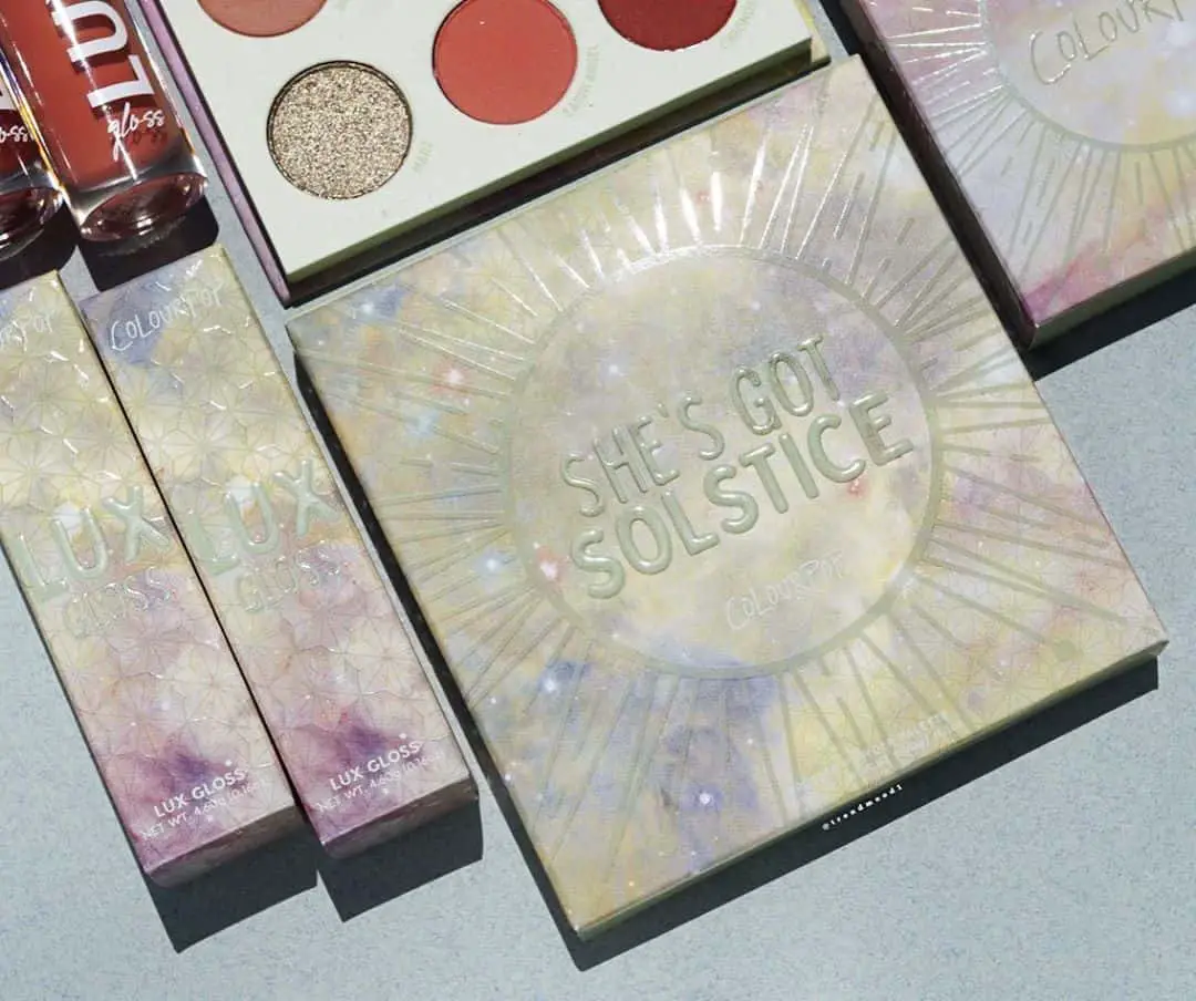 ColourPop Shes Got Solstice Collection Packaging