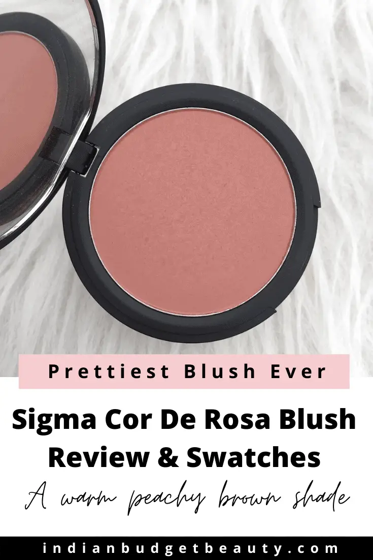 sigma cor de rosa blush review