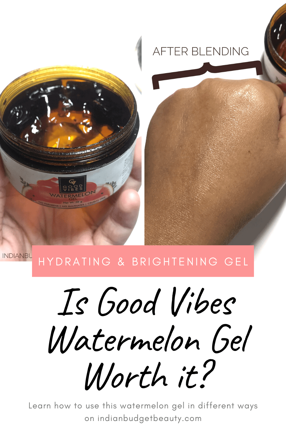 good vibes watermelon gel reviews