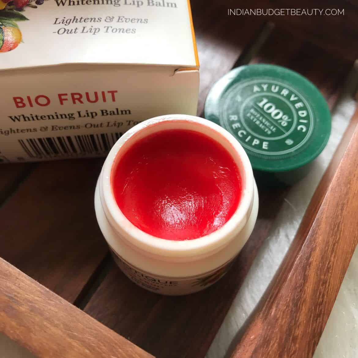 Biotique Bio Fruit Whitening Lip Balm Review