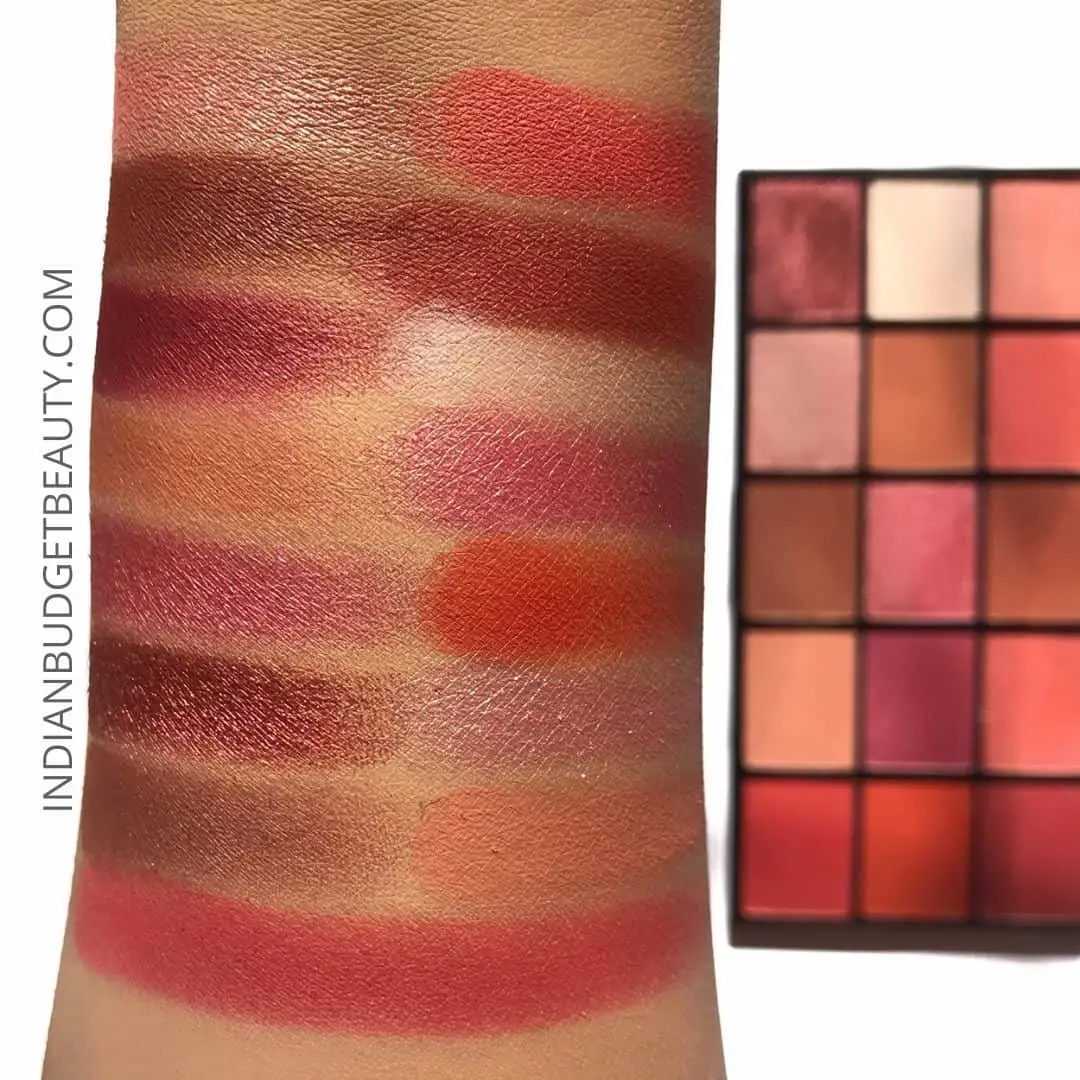 makeup revolution reloaded palette newtrals 2 swatches