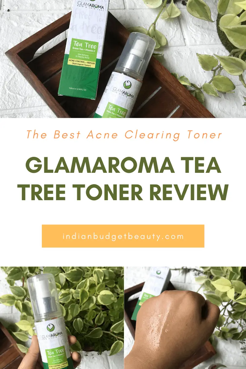 glamaroma tea tree skin refining toner