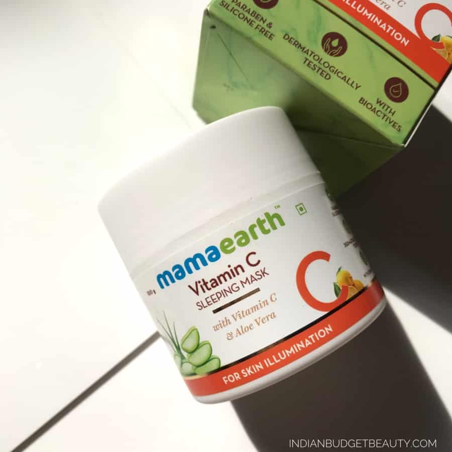 Mamaearth Vitamin C Sleeping Mask Review 1