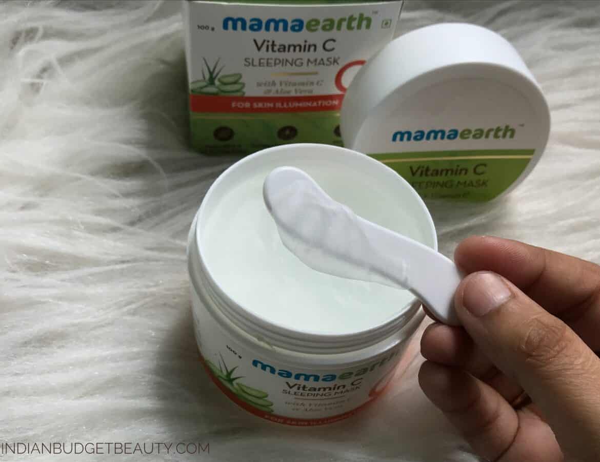 mamaearth vitamin c sleeping mask review 1 1