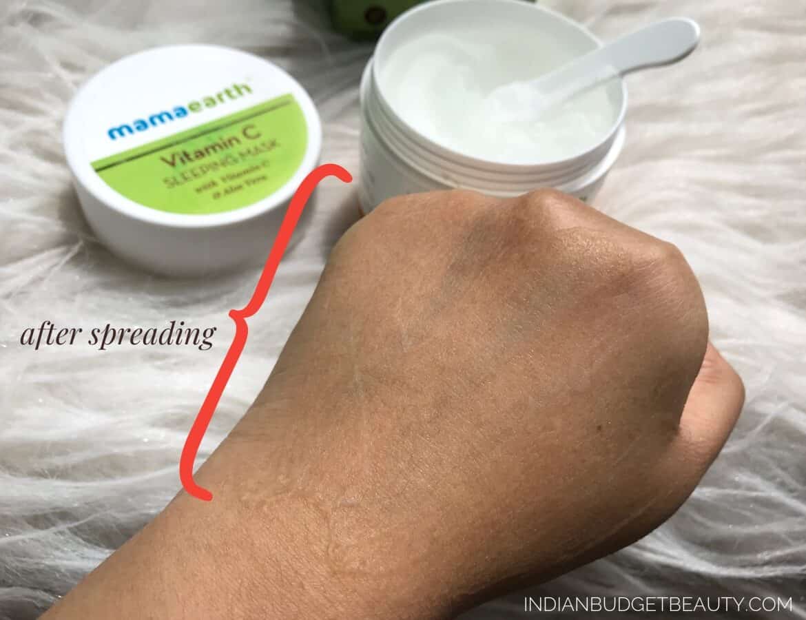 Mamaearth Vitamin C Sleeping Mask Review