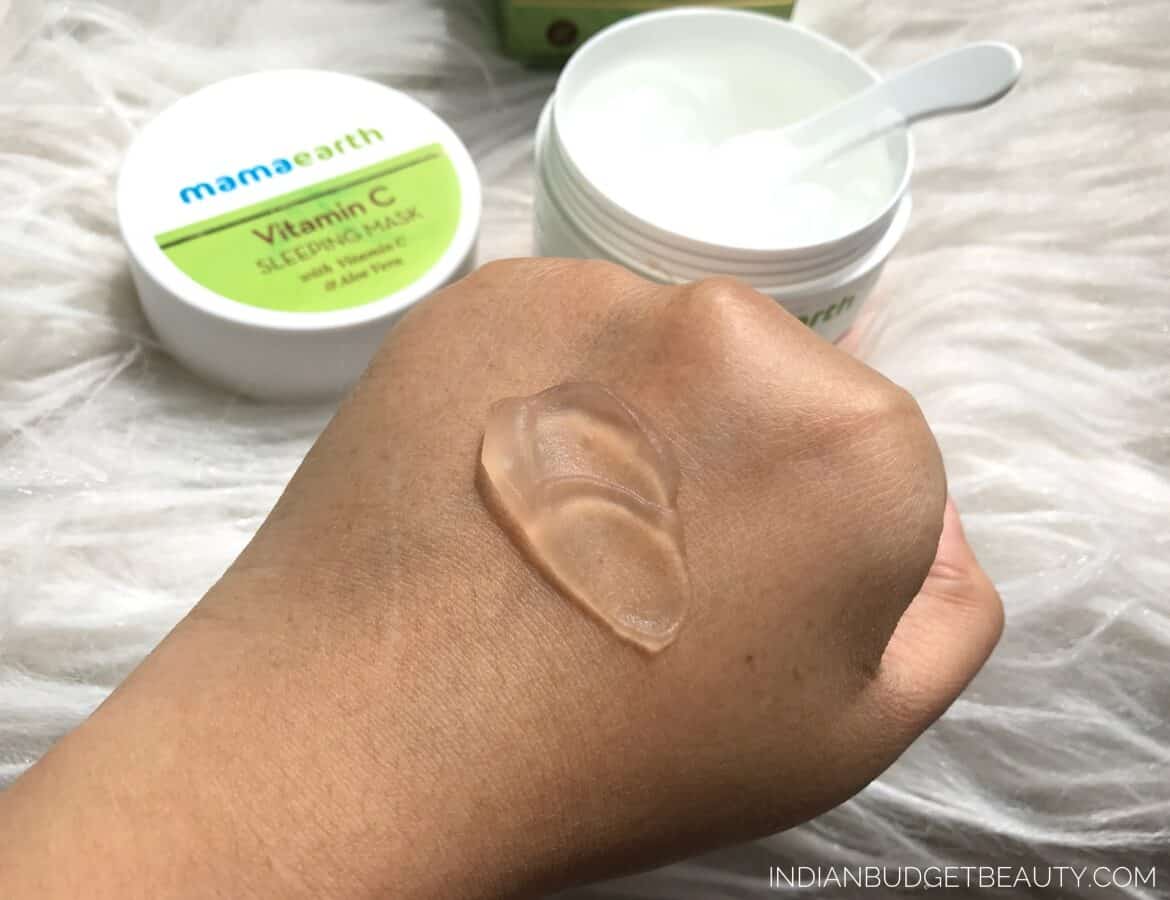 Mamaearth Vitamin C Sleeping Mask Review