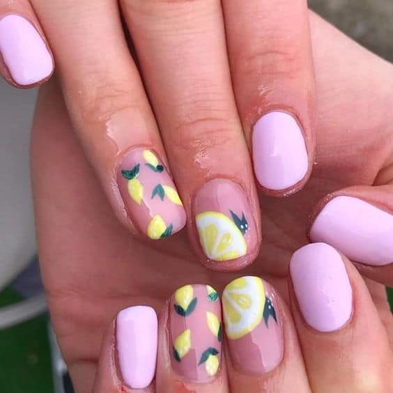 not your basic lemon nails