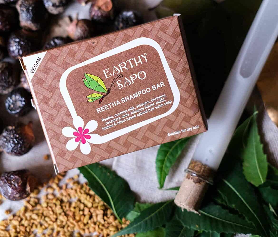 Earthy Sapo Reetha Shampoo Bar