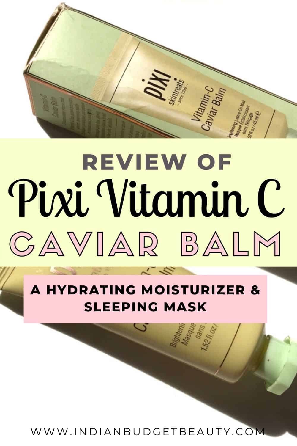 pixi vitamin c caviar balm review