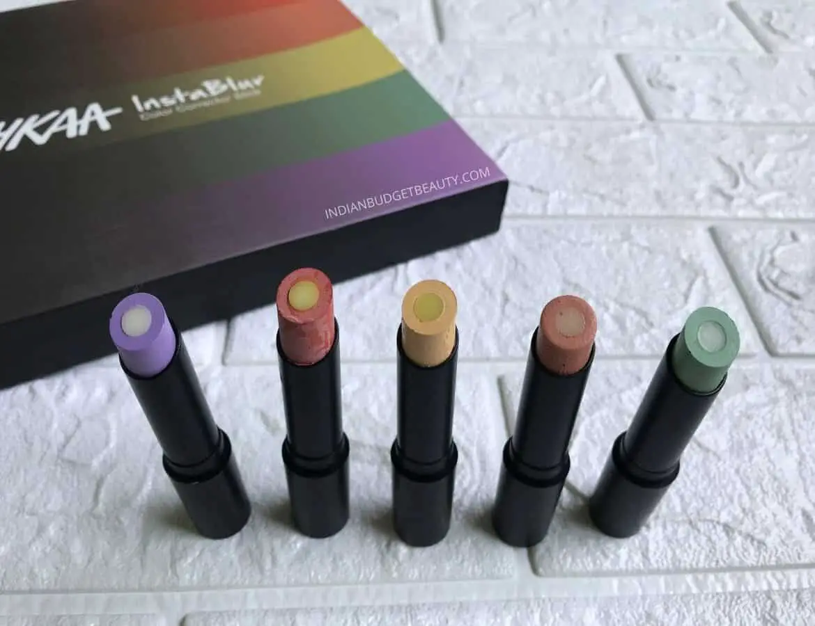 nykaa instablur color corrector stick review