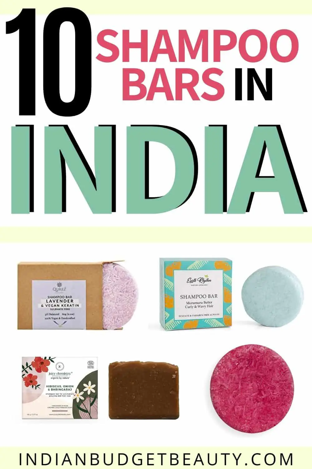 best shampoo bars in india