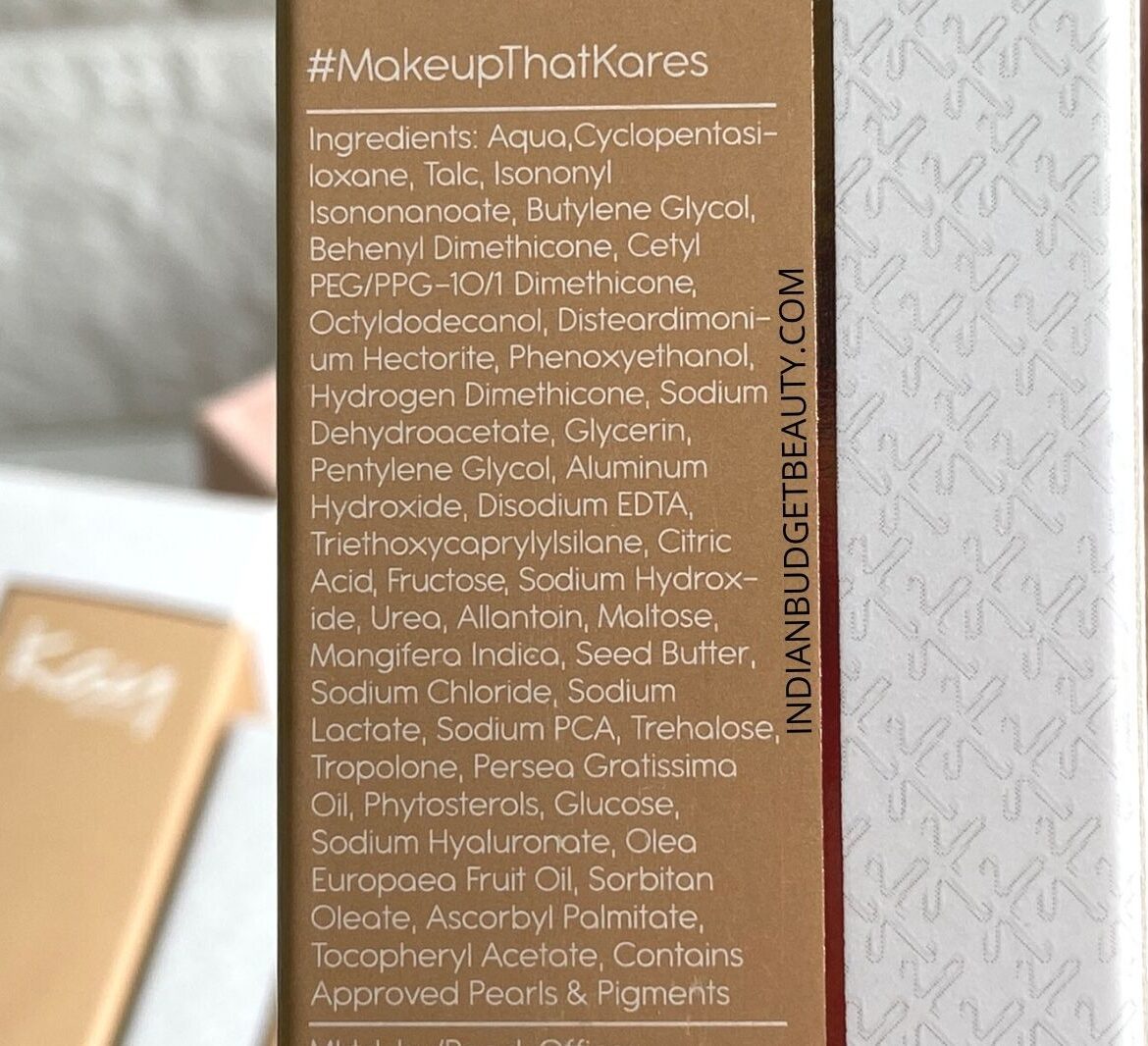 Kay Beauty Hydrating Foundation Ingredients