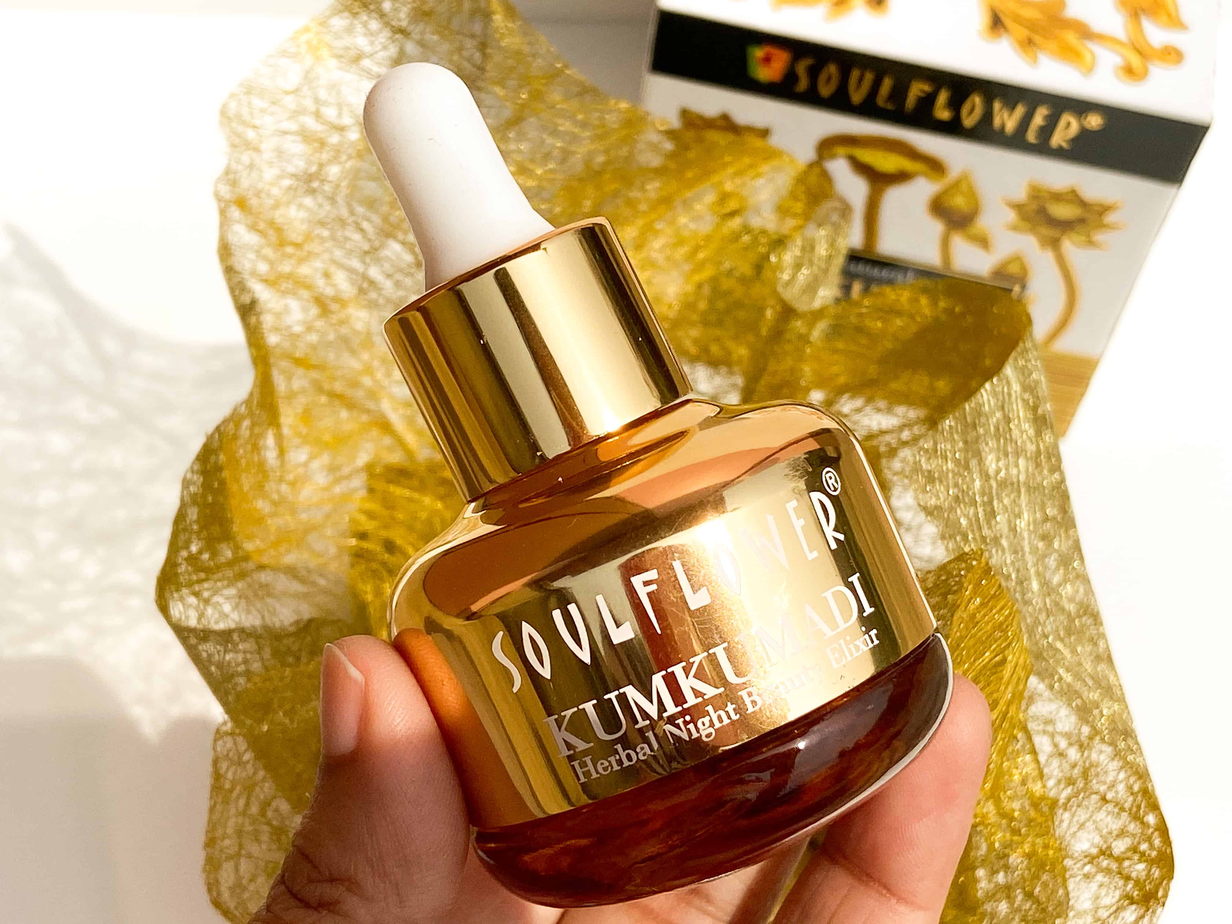 Soulflower Kumkumadi Night Beauty Elixir review