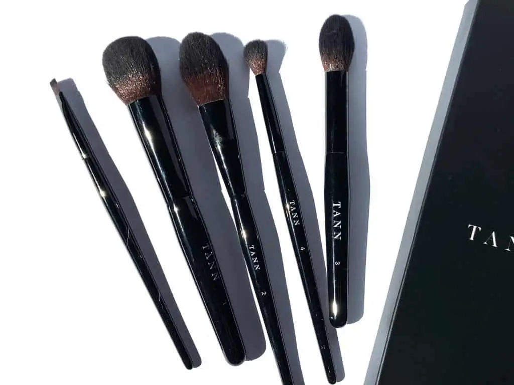 tann beauty brushes review packaging